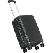 Segawe Hardside Carry on Spinner Suitcase Luggage Expandable with Wheels 21" Black