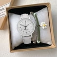 thumbnail image 5 of Women Watches PU Leather Strap Women Quartz Wristwatches Waterproof Round Dial Retro Watch Ladies Girls Watch Reloj Para Mujer, 5 of 5