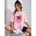 thumbnail image 3 of Playera Manga Corta Oversizee Mujers Strawberry Bear Iotso, 3 of 6