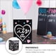 thumbnail image 3 of Caja plegable para revelar género, caja de papel negra para cumpleaños de niño y niña, globo para bebé, 1 ud., 3 of 8