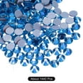 thumbnail image 3 of Uxcell Hotfix Rhinestones Flatback Crystal Glass Gems for Craft Clothes DIY Decoration Bright Blue 4.8mm, 3 of 5