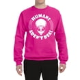 thumbnail image 2 of Wild Bobby Humans Aren't Real Unisex Crewneck Sweatshirt, 2 of 6