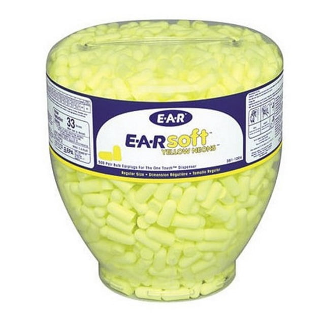 500 Tapon Auditivo Ear Softellow Neons Reg 1 Par 3M 3M 70071515087