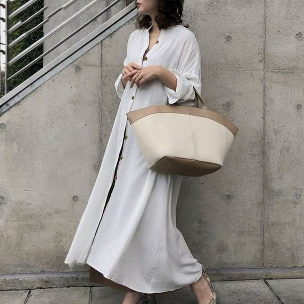Cotton Linen Dress for Women Long Sleeve Button Jacket Dress Shirt Dresses Solid Casual Long Dress Elegant Maxi Dress - Walmart Business Supplies Cotton Linen Dress for Women Long Sleeve Button Jacket Dress Shirt Dresses Solid Casual Long Dress Elegant Maxi Dress - Walmart Business Supplies