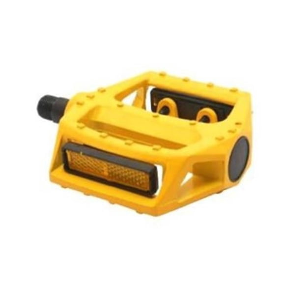 One Piece Alloy Body Pedal - Yellow