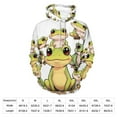 thumbnail image 2 of Hoodies Cartoon Frog Casual Pullover Hoodie Long Sleeve Sweatshirts Birthday Gift, 2 of 5