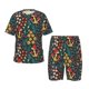 thumbnail image 1 of Balery Mushrooms And Flowers Conjunto de Pijama Infantil de Manga Corta con Estampado – Ropa de Dormir de Algodón Suave-XX-Large, 1 of 6