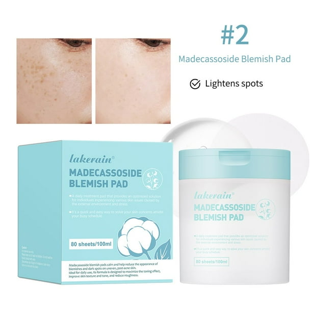 Fiudx Almohadillas Tónicas Faciales, Tratamiento Nutritivo En Ampollas, Fórmula Iluminadora con Vitaminas, Solución Calmante de Árbol de Té, Rutina Diaria de Cuidado de La Piel, Revitaliza y Refresca