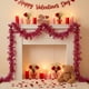 thumbnail image 5 of Set de decoraciones para San Valentín | Serpentinas de cinta, guirnaldas en forma de corazón, plástico, rosa vino, 196,8x3,5 pulgadas | Fondo de fiesta navideña, fácil almacenamiento, exposición en, 5 of 9