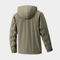 thumbnail image 3 of IYTR Men's Winter Jacket Windproof Warm Hooded Outdoor Coat Thick Sport Hiking Climbing Jacket Black Khaki L, 3 of 6