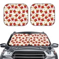 thumbnail image 2 of Windshield Sun Shade, Cute Delicious Fries Foldable Car Sun Shade Windshield For Front, 2 Pieces, 2 of 4