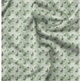 thumbnail image 1 of Soimoi Green Moss Georgette Fabric Tree Animal Printed Fabric 1 Yard 44 Inch Wide, 1 of 6