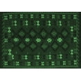 thumbnail image 1 of Ahgly Company Indoor Rectangle Southwestern Emerald Green Country Area Rugs, 4' x 6', 1 of 4