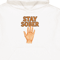 thumbnail image 3 of Inktastic Stay Sober Youth Hoodie Sweatshirt, 3 of 4