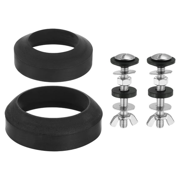 Toilet Tank Screws Kit, Stainless Steel Bolts with Nuts, Gaskets and Seals