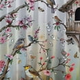 thumbnail image 5 of Orinice Bird Shower Curtain Spring Vintage Shower Curtain for Bathroom Flower Rustic Waterproof Fabric Bathroom Cutain Decor with 12 Hooks  36x72, 5 of 7