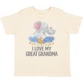 thumbnail image 3 of Inktastic I Love My Great Grandma Cute Elephants in Night Sky Boys or Girls Toddler T-Shirt, 3 of 5