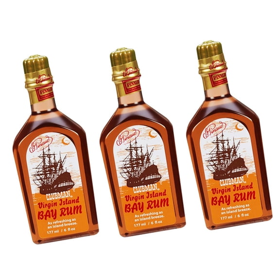 Clubman Virgin Island Bay Rum 6 oz (402000) x 3