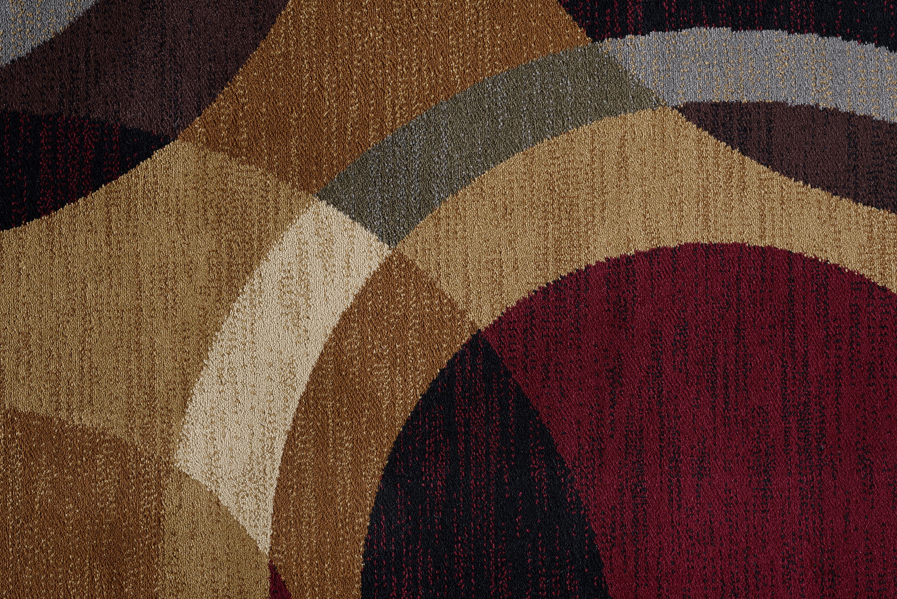 Festival Contemporary 2.7' x 7' Multi-Color Polypropylene Indoor Area Rug