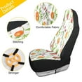thumbnail image 4 of Fruit floral seamless pattern Car Seat Cover 2 Piece Set Saddle Blanket Carseat Universal Fit for Vehicle Sedan SUV, 4 of 5
