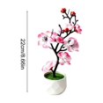 thumbnail image 3 of Artificial Cherry Blossom Tree,Artificial Plants Bonsai Small Tree with Vase,Fake Flowers Table Potted,Spring Decorative Branches Plants Potted,Decoration for Women Gifts Office Desk Decor, 3 of 6