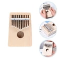 thumbnail image 1 of KONTONTY 1 Set Wooden Kalimba Musical Instrument Portable for Beginners Family Fun, 1 of 8