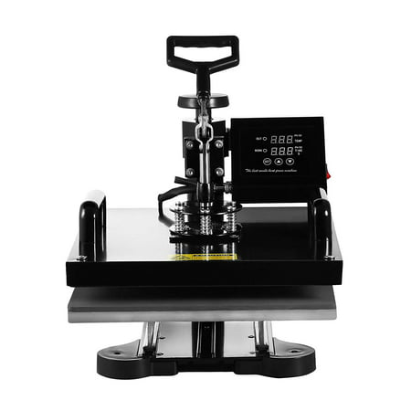 BestEquip 6 in 1 Heat Press Machine Swing Away Digital Sublimation Heat Pressing Transfer Machine for T-Shirt/Mug/Hat Plate/Cap 15 x