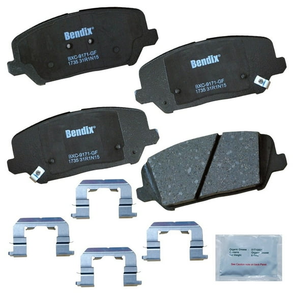 Bendix Brakes Disc Brake Pad Set Fits select: 2014-2016 KIA FORTE