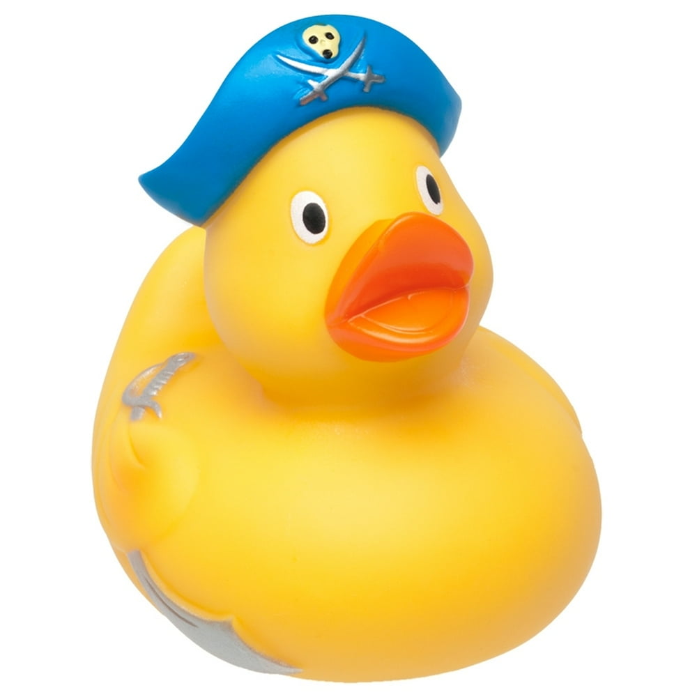 Animal World - Blue Hat Pirate Rubber Duck - Walmart.com - Walmart.com