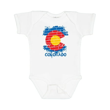 

Inktastic Graffiti Colorado State Flag Gift Baby Boy or Baby Girl Bodysuit