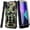 Camo, variant on Wiko Ride 3 Phone Case with Tempered Glass Screen Protector (Full Coverage), Nagebee Full-Body Protective Shockproof [Military-Grade], Built in Kickstand, Heavy-Duty Durable Case (Camo)