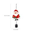 thumbnail image 3 of Christmas Santa Wind Chime Garden Metal Wind Bell Tube Hanging Ornament for Indoor Decoration Outdoor Suitable丨C, 3 of 5