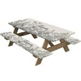 thumbnail image 1 of Xihbxyly Artículos Por Menos de 10 Dólares. Mantel de Picnic y Funda de Playa, Juego de Tres Piezas, Mantel Elástico para Mesa de Camping, Mantel Impermeable para Exteriores, 1 of 1