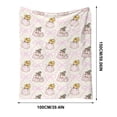thumbnail image 3 of Manta polar estampada de Halloween – Manta suave de franela para sofá, sillón, dormitorio, oficina, manta decorativa acogedora para la siesta, cálida decoración para el hogar en todas las estaciones, 3 of 7