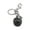 Silver buckle, variant on Apples Purse Accessory Small Bag Charm Apples Keychain Metal Texture Key Ornament Suitable for Handbags and Key Rings