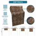 thumbnail image 6 of Brown Botanical Table Runner - 108 Inch Long Vintage Floral Plants Branch Cotton and Linen Blended Dress Scarves Farmhouse Table Runner for Kitchen Dining, Coffee Table, 13" x 108", 6 of 8