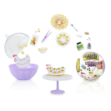 Make It Mini Make It Mini Spring - MGA's Miniverse, Spring, Easter, Blind Pack, DIY, Resin, Replica Food, Not Edible, 8 