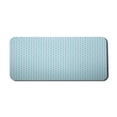 thumbnail image 1 of Modern Computer Mouse Pad, Pool Water Wavy Lines Circled Web Like Design with Backdrop Art Print, Rectangle Non-Slip Rubber Mousepad X-Large, 35" x 15" Gaming Size, Pale Blue and White, by Ambesonne, 1 of 2