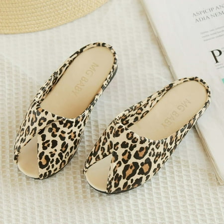 

Qepwscx Girls Summer Fashion Princess Slippers Soft-soled Comfortable Cute Casual Slippers Clearance