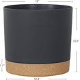 Plant Pots for Indoor Plants, 2 Pack 12 Inch Pots for Plants