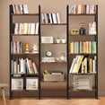 thumbnail image 5 of Elemore Home Triple Wide 5 Tier Bookshelf, Home Office Industrial Bookcase with 14 Open Shelves, 5 of 7