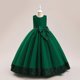 thumbnail image 2 of Odeerbi 7-14 Años Chicas Vestido de Baile Sin Mangas Con Cintura Arco Lentejuelas Tul Piso Longitud Vestido de Princesa Para La Fiesta Formal de La Boda, 2 of 6