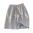 thumbnail image 2 of pstuiky Pantalones cortos para hombre, Pantalones cortos casuales, cómodos, con bolsillos sólidos, con cordón y vendaje para hombre Pantalones cortos para correr para hombre, 2 of 5