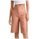 thumbnail image 2 of Pantalones cortos de mujer con cintura elástica y pierna ancha: pantalones informales con cordón, bolsillos laterales, tejido ligero, tallas M-XXXL, verano/todas las ocasiones., 2 of 5