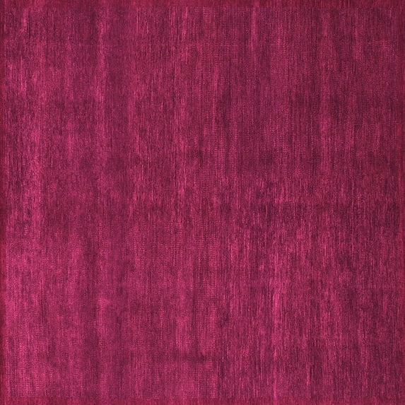 Ahgly Company Indoor Square Abstract Pink Modern Area Rugs, 8' Square