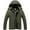 Army Green, variant on Jakets for Men Man's Warm Waterproof Windbreaker Hooded Raincoat Snowboarding Jackets