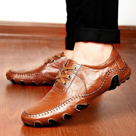 

Men‘s Loafer Shoes Stitching Casual Lightweight Shoes Flats Spring Summer