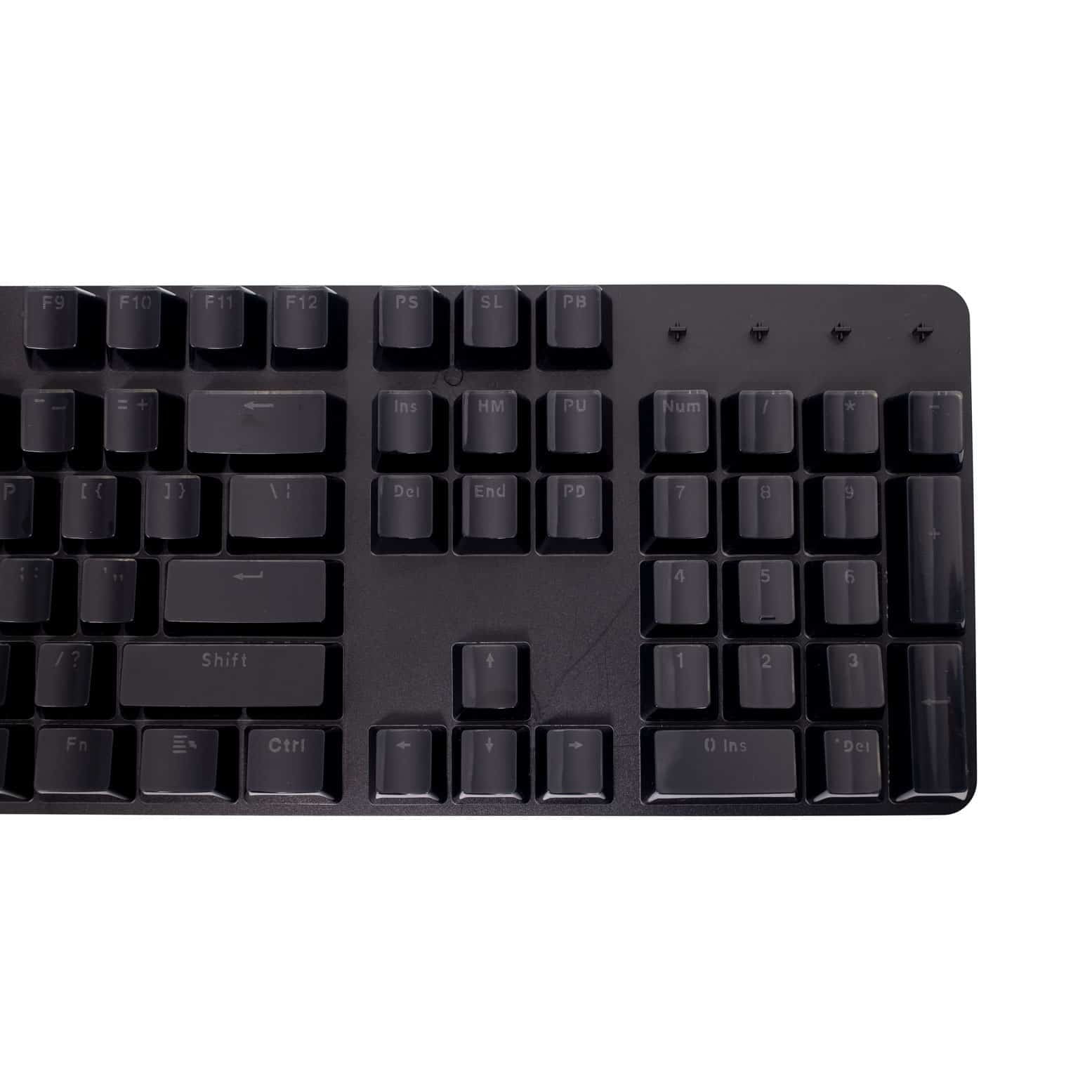 OEM Profile Acrylic Doubleshot Keycaps - Black