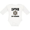 thumbnail image 3 of Inktastic Captain in Training Boys or Girls Long Sleeve Baby Bodysuit, 3 of 5