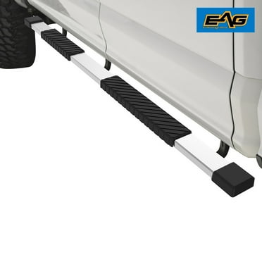 EAG Aluminum Running Boards with Mounting Brackets 4 inches Compatible with 2015-2017 150 Super Cab